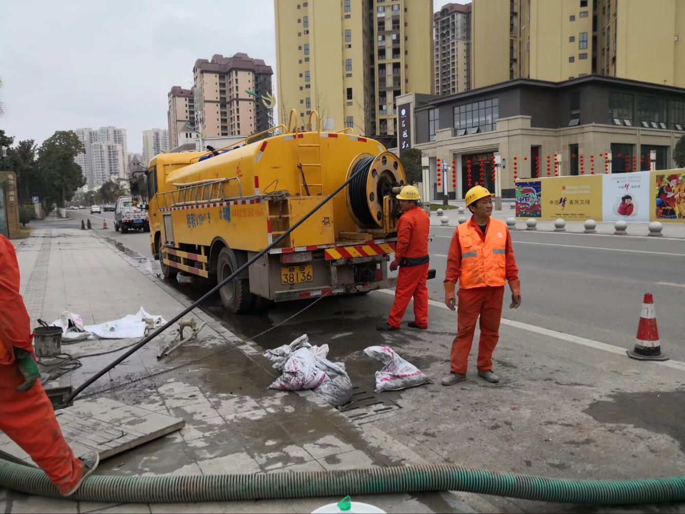 保靖排污管道清淤-管道清洗